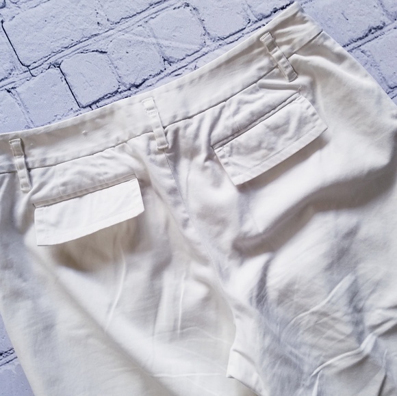 LOFT Ann Taylor Petites White Ann Capris Sz 6P - Picture 3 of 7